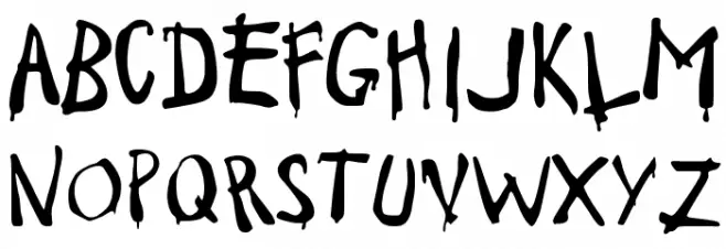Font-fil-A 字体 大写