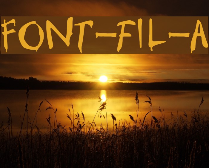 Font-fil-A Fonte examples