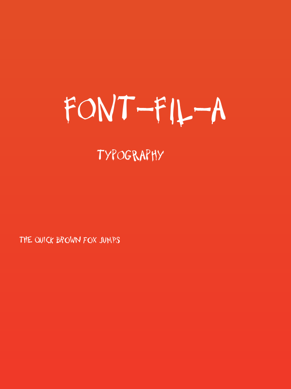 Font-fil-A Poster