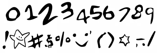 Font for Erin Font OTHER CHARS