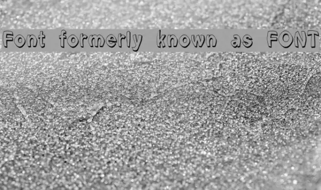 Font formerly known as FONT Font examples