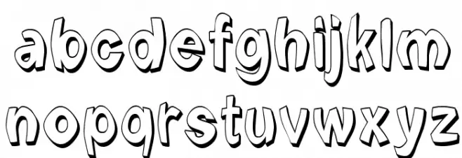 Font formerly known as FONT Caratteri MINUSCOLO