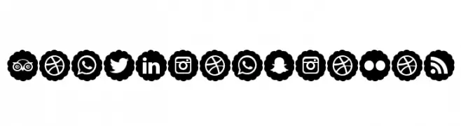 Font icons color  Frei Schriftart Herunterladen