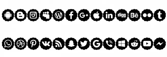 Font icons color फ़ॉन्ट लोअरकेस