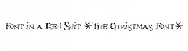Font in a Red Suit [The Christmas Font]  Descarca Fonturi Gratis