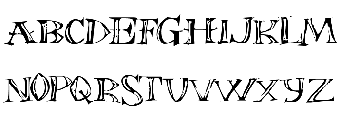 Font in a Red Suit [The Christmas Font] Fuentes MAYÚSCULAS