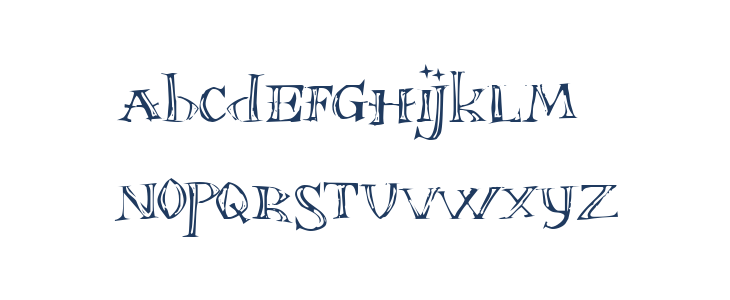 Font in a Red Suit [The Christmas Font] Lowercase