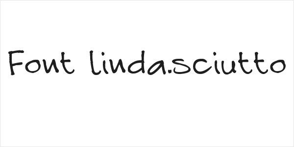 Font linda.sciutto Logo