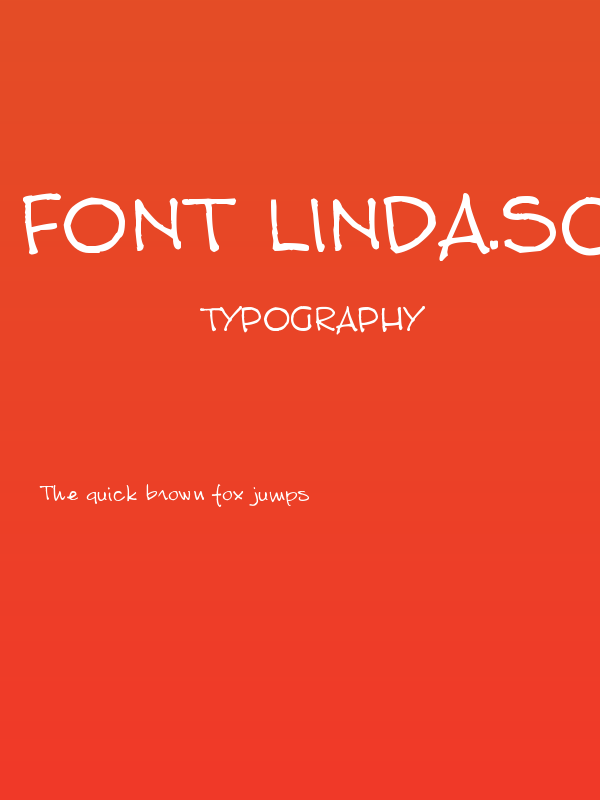 Font linda.sciutto Poster