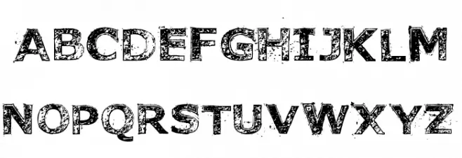 Font to a Chainsaw Font Litere mari