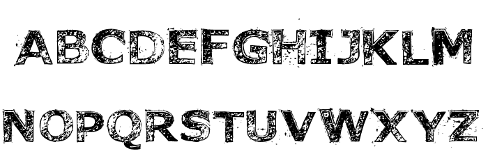 Font to a Chainsaw Font LOWERCASE