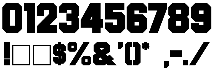 Font Font OTHER CHARS