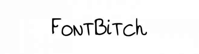 FontBitch  Free Fonts Download