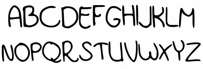 FontBitch Font Litere mari