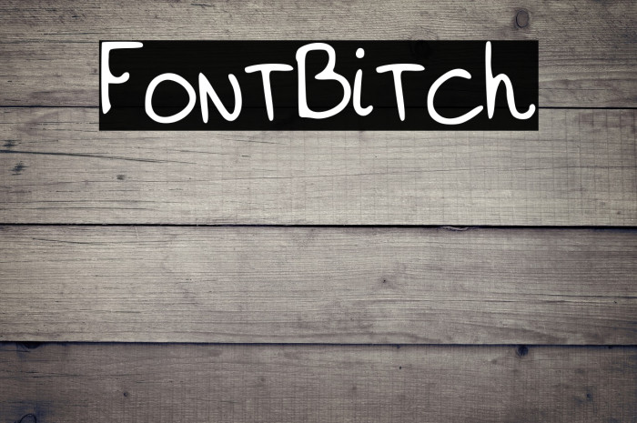 FontBitch Example 2