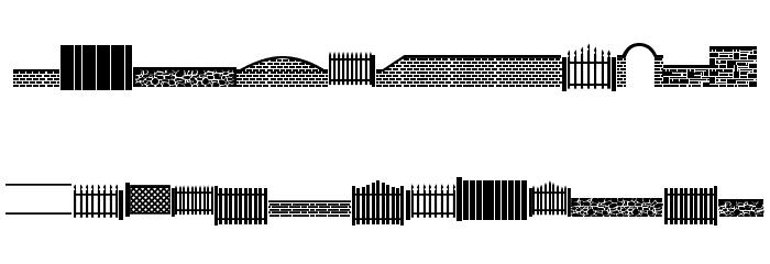 FontCo Fences Fonte MINÚSCULAS