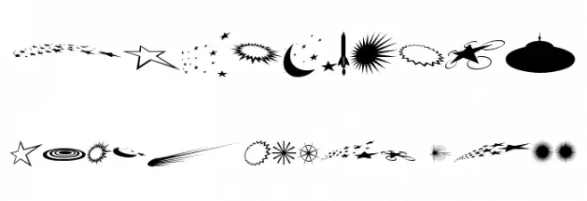 FontCo Flares Font OTHER CHARS