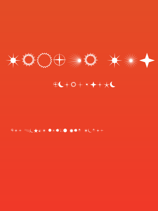 FontCo Flares Poster