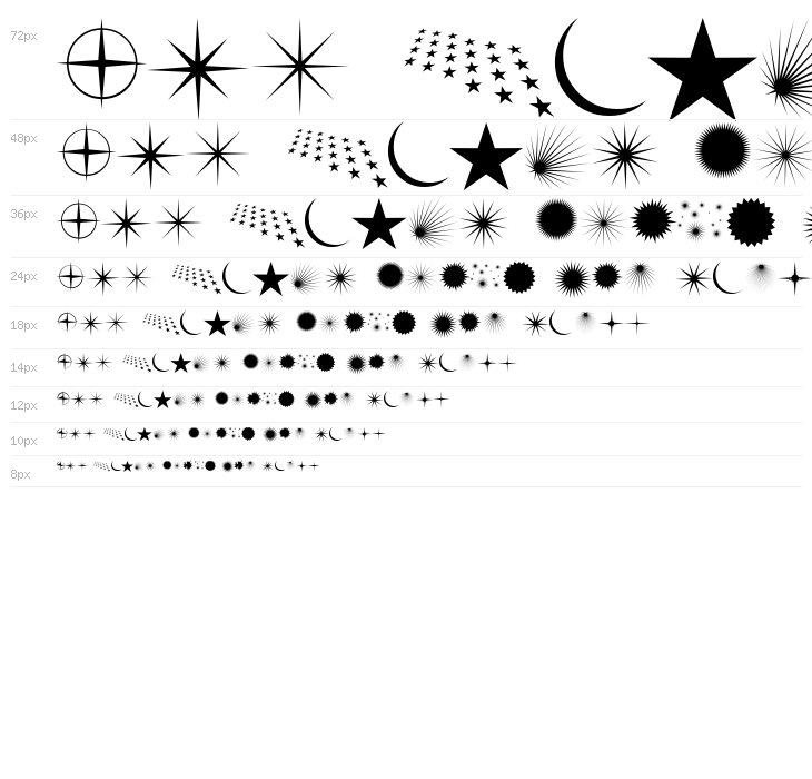 FontCo Flares Waterfall