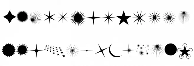 FontCo Flares Caratteri MINUSCOLO