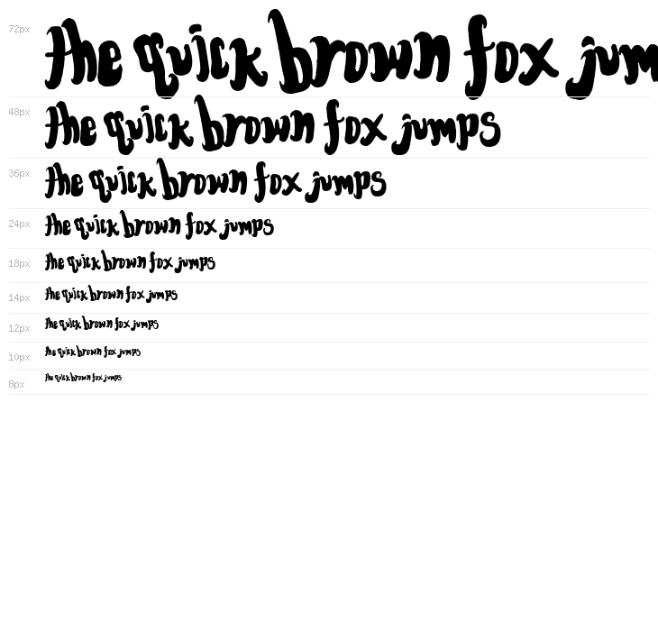 FontForTheDumped Waterfall