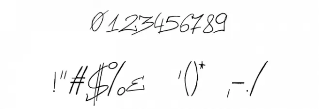 FontGF Font OTHER CHARS