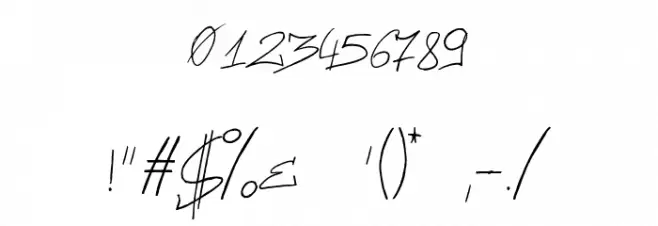 FontGF Font OTHER CHARS