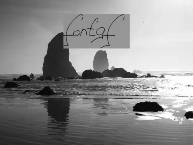 FontGF Font examples