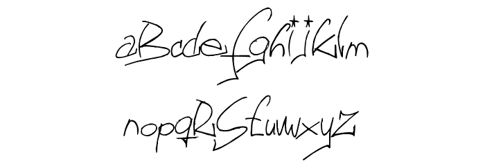 FontGF Font LOWERCASE