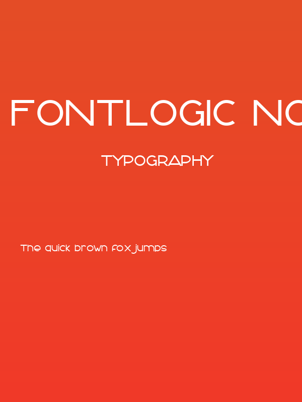 FontLogic Normal Poster