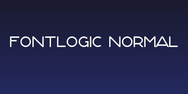 FontLogic Normal Social Header