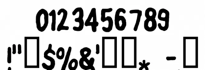 FontOnAStick Font OTHER CHARS