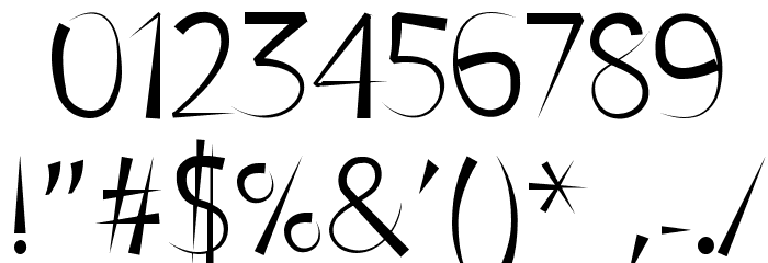 FontPenetration Font OTHER CHARS