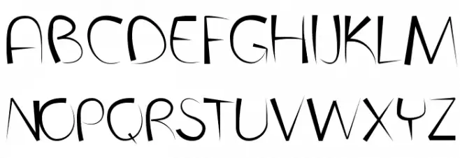 FontPenetration خط أحرف كبيرة