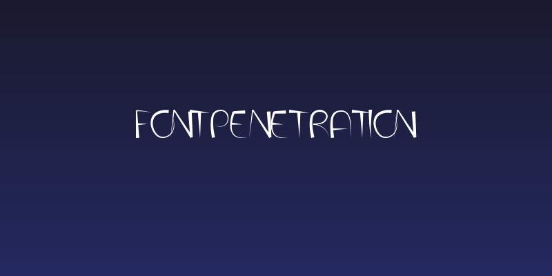 FontPenetration Social Header