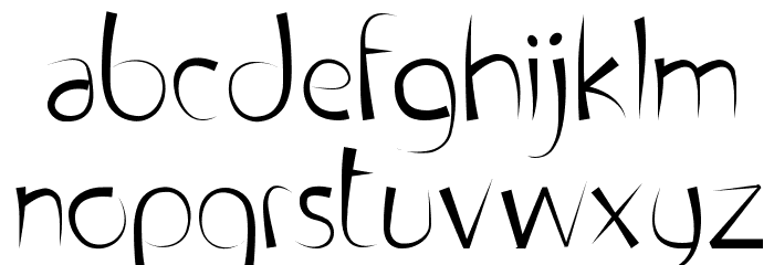 FontPenetration Font LOWERCASE