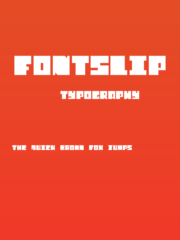 FontSlip Poster