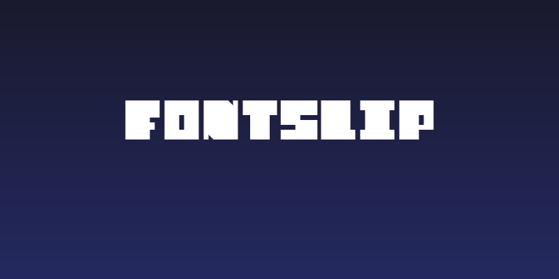 FontSlip Social Header