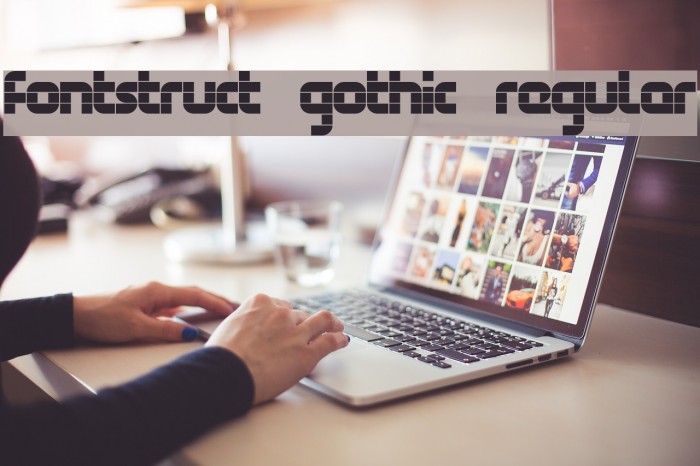FontStruct Gothic Regular Font examples