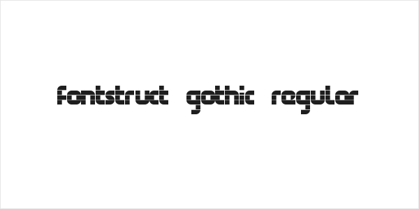 FontStruct Gothic Regular Logo