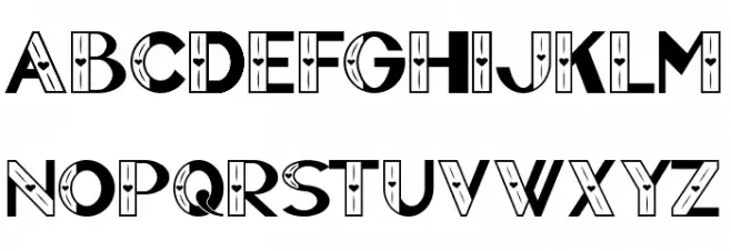 FontVectorZero Polices MAJUSCULES