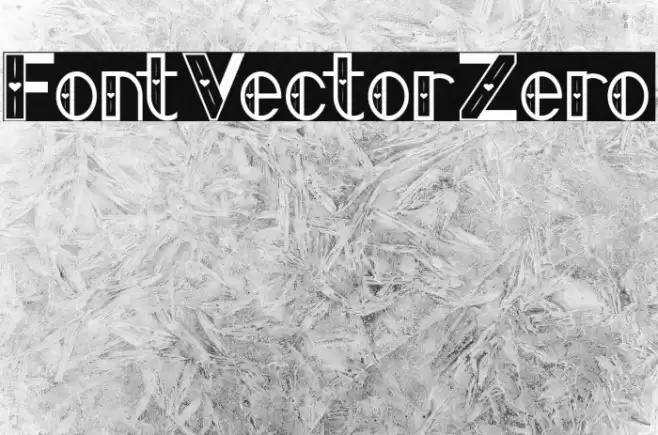 FontVectorZero Font examples