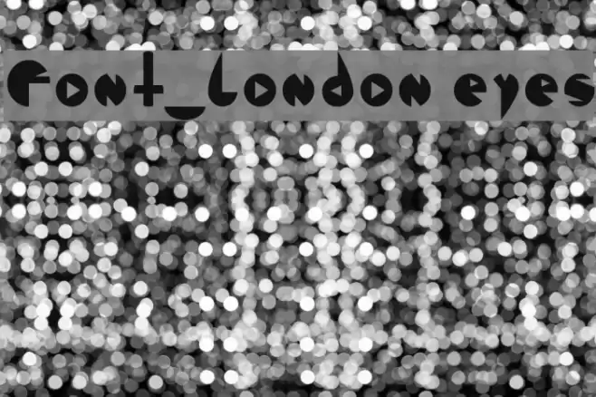 Font_london eyes Fuentes examples