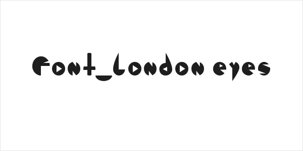 Font_london eyes Logo