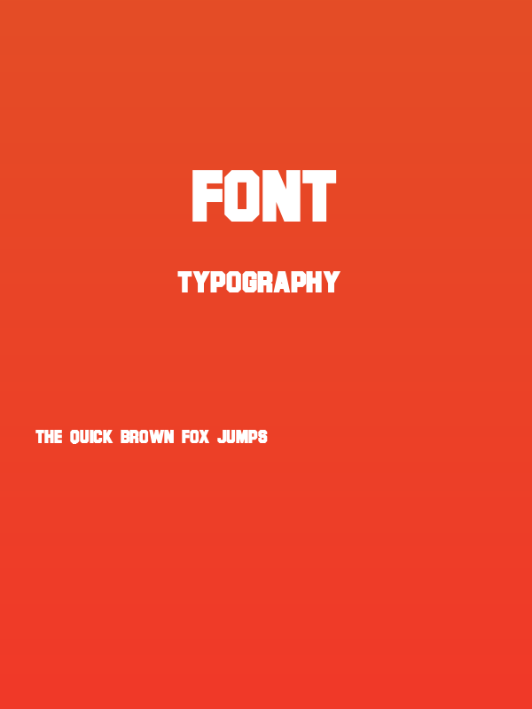 Font Poster