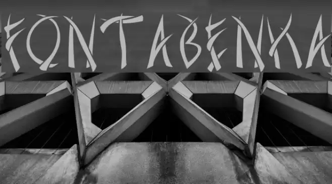 Fontabenka Font examples
