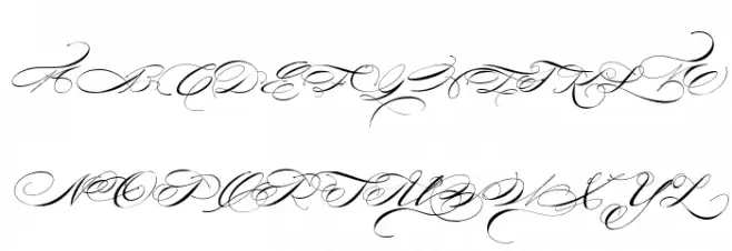 Fontaine de Diamant Schriftart Groß
