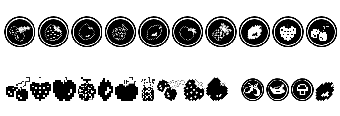 Fontalicious Thingbats Font OTHER CHARS