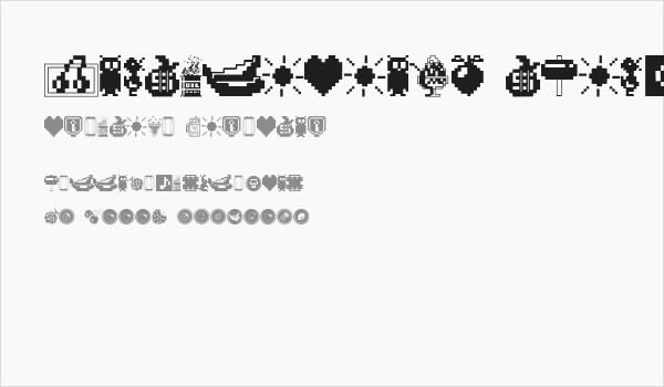 Fontalicious Thingbats Business Card