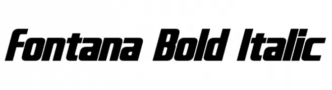 Fontana Bold Italic  les polices de caractères gratuit tlcharger